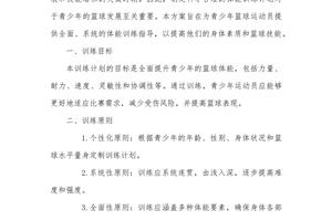 如何利用规矩优化篮球训练和发展计划:提升球员表现的实用指南